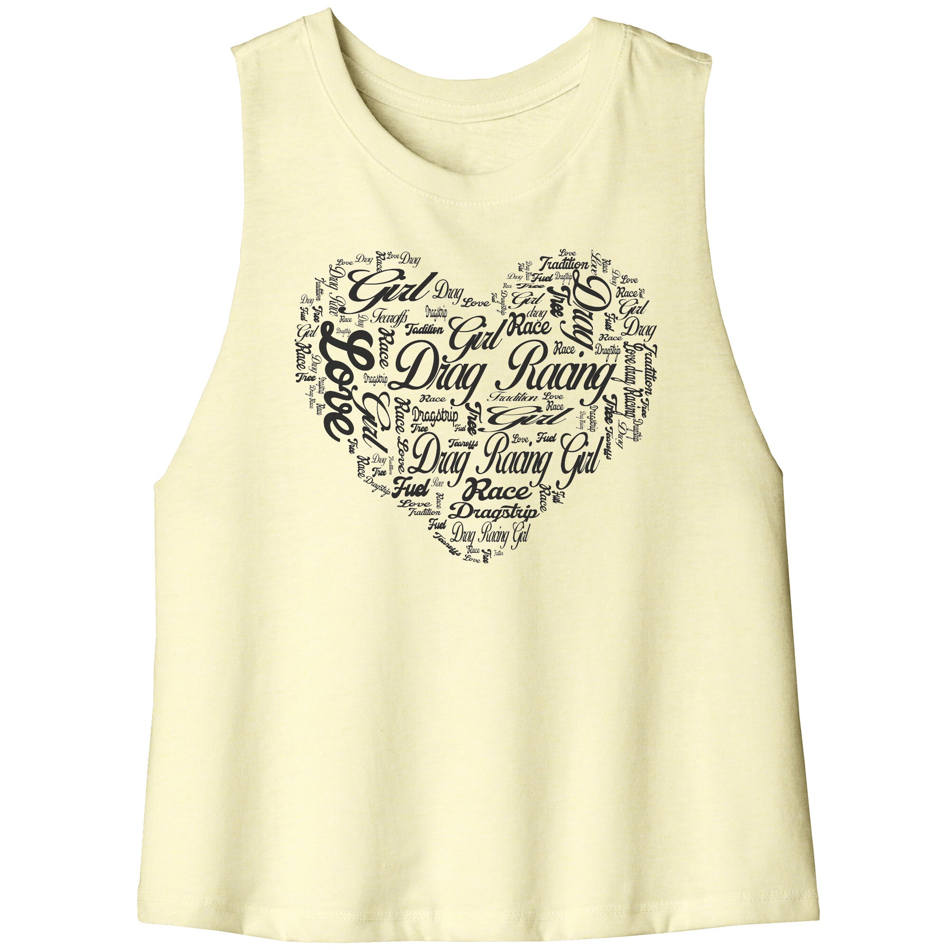 Drag Racing Girl Crop Top hoodie
