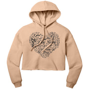 Drag Racing Girl Crop Top hoodie