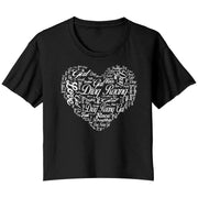 Drag Racing Girl Crop t-shirts