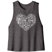 Drag Racing Girl Racerback Crop tank Top
