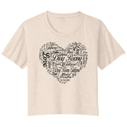 Drag Racing Girlfriend Crop t-shirts