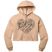 Drag Racing Girlfriend Crop Top hoodie