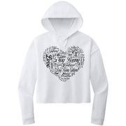 Drag Racing Girlfriend Crop Top hoodie