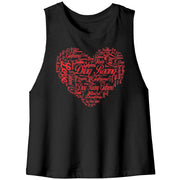 Drag Racing Girlfriend Racerback Crop tank Top