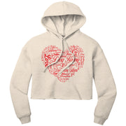 Drag Racing Girlfriend Crop Top hoodie