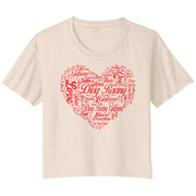 Drag Racing Girlfriend Crop t-shirts