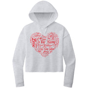 Drag Racing Girlfriend Crop Top hoodie