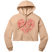 Drag Racing Girlfriend Crop Top hoodie