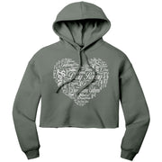 Drag Racing Girlfriend Crop Top hoodie