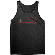 Drag Racing Heartbeat T-Shirts