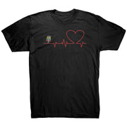 Drag Racing Heartbeat T-Shirts