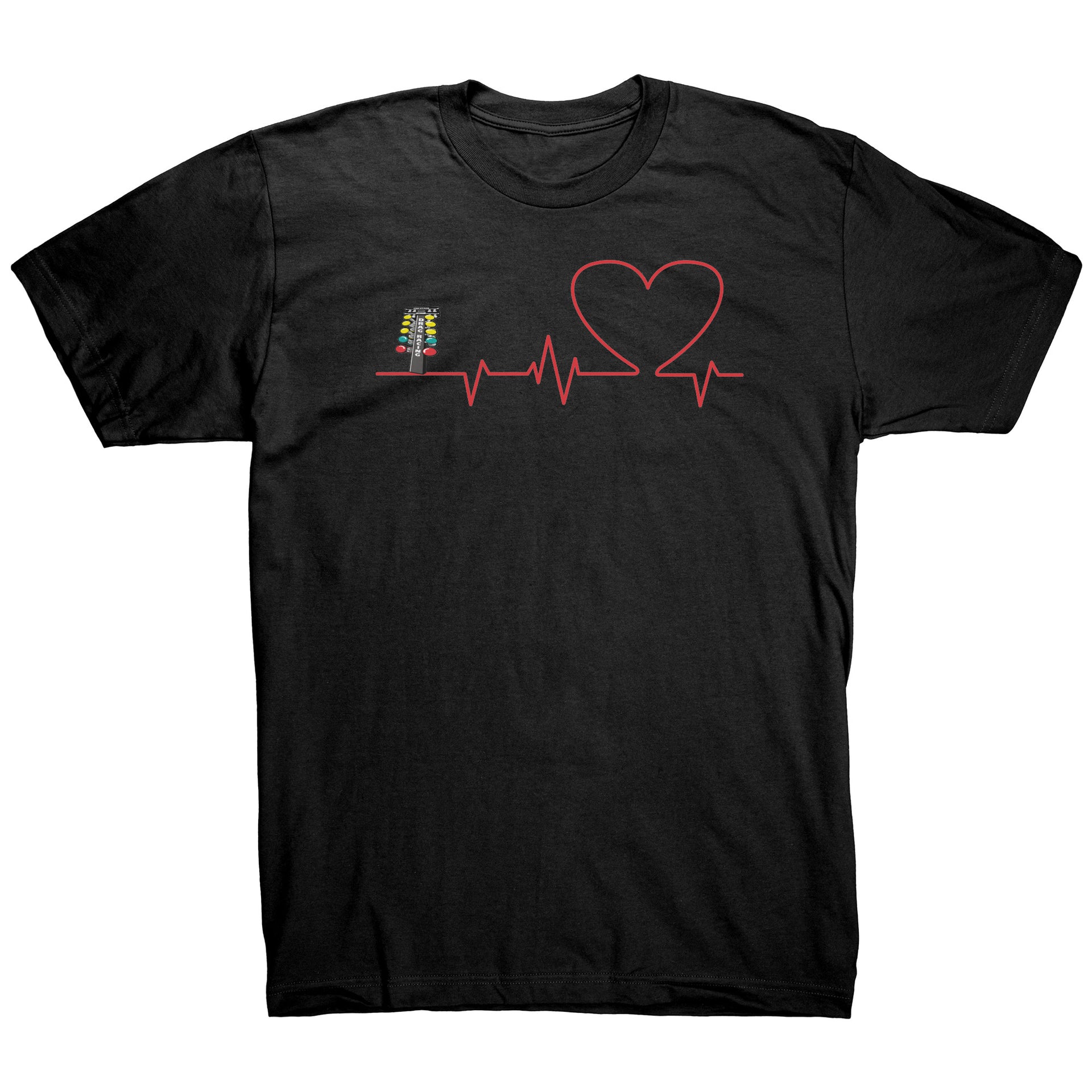Drag Racing Heartbeat T-Shirts
