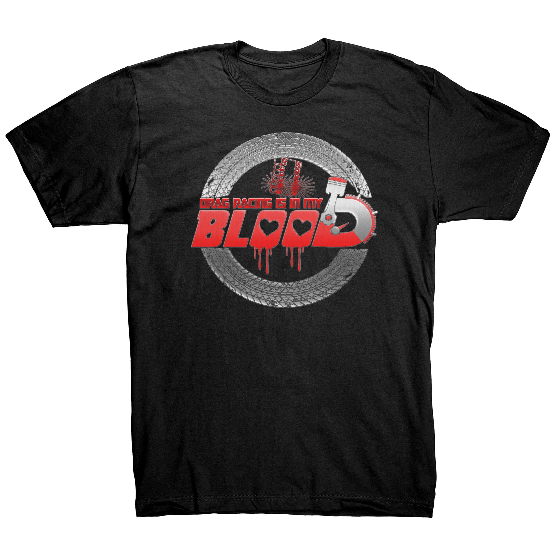 Drag racing men's t-shirts