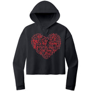 Drag Racing Mom Crop Top hoodie