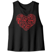 Drag Racing Mom Racerback Crop tank Top