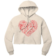 Drag Racing Mom Crop Top hoodie