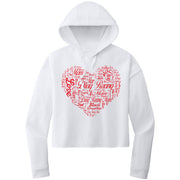 Drag Racing Mom Crop Top hoodie