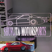 Custom Drag Racing Led Lamp With Custom Name