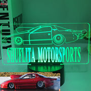 Custom Drag Racing Led Lamp With Custom Name