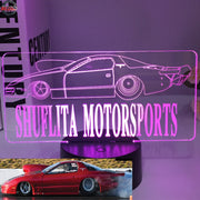 Custom Drag Racing Led Lamp With Custom Name