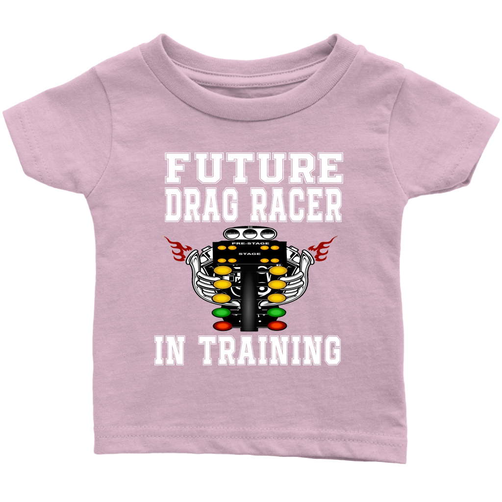 Future Drag Racer In Training Kids Tees