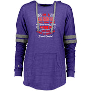 I'm A Drag Racing Girl Ladies Hooded Low Key Pullover