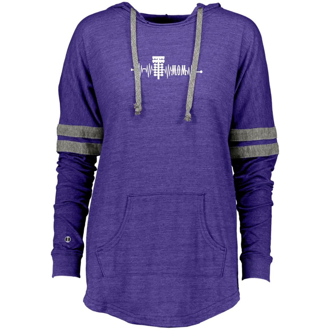Drag Racing Mom Ladies Hooded Low Key Pullover
