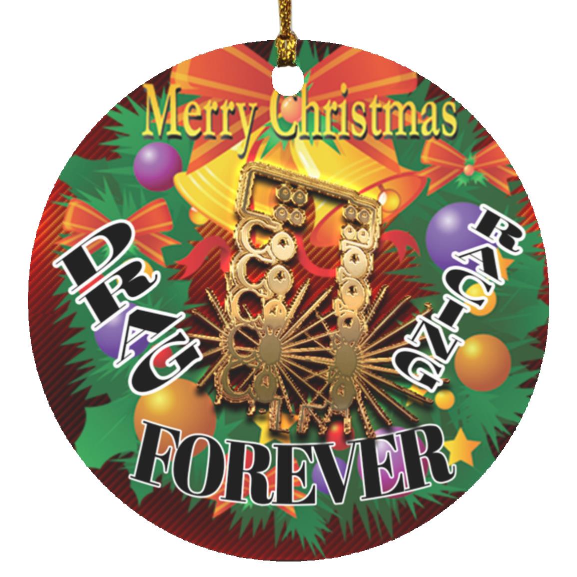 Drag Racing Ornament