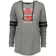 I'm A Drag Racing Girl Ladies Hooded Low Key Pullover