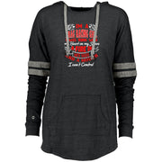 I'm A Drag Racing Girl Ladies Hooded Low Key Pullover
