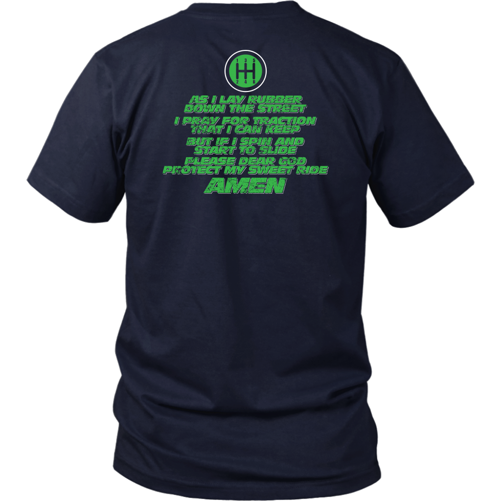 racing prayer t-shirt
