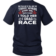 drag racing men's t-shirts