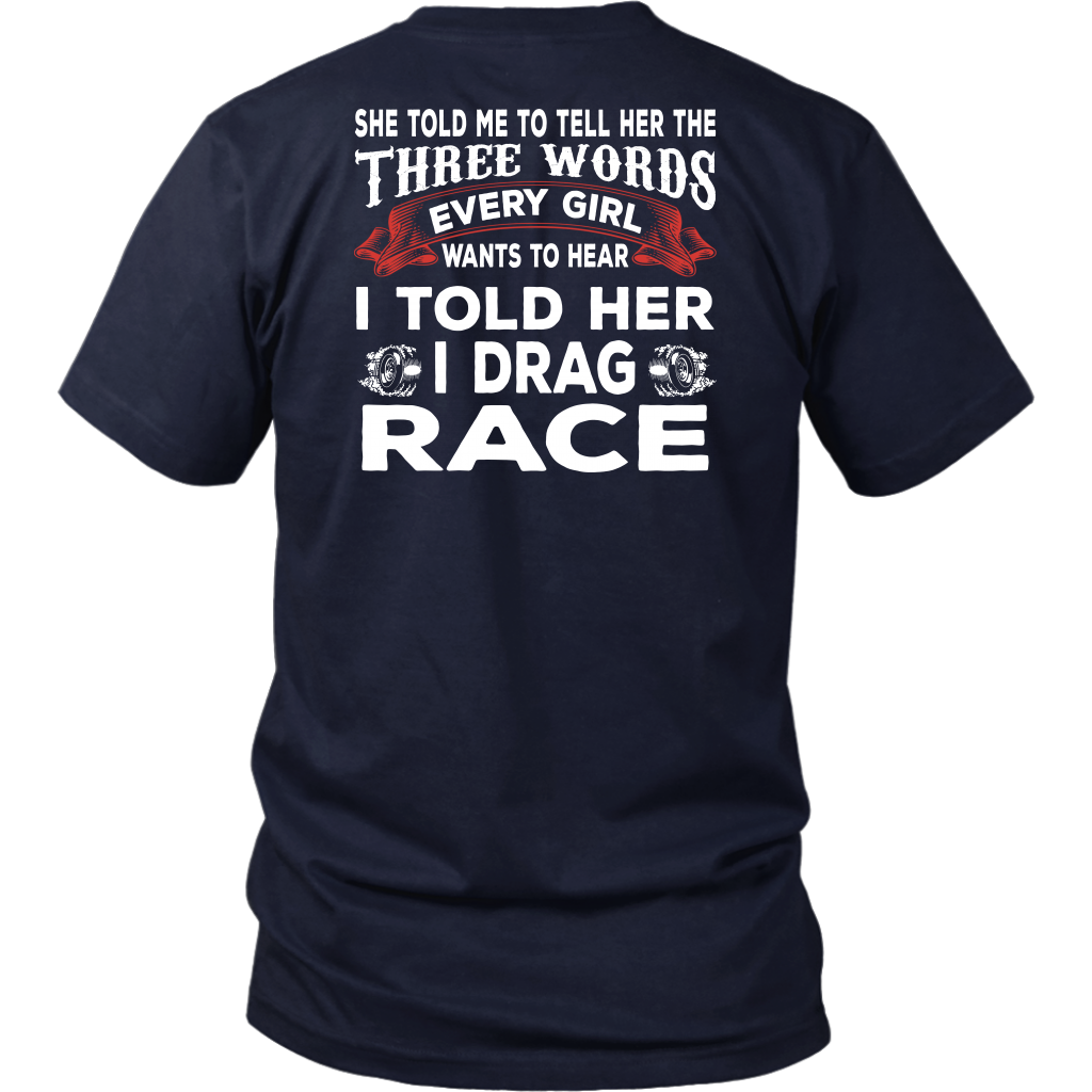 drag racing men's t-shirts