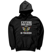 Future Drag Racer In Training Kids Hoodies