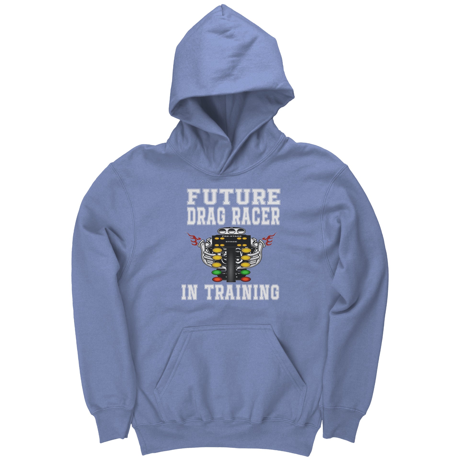 Future Drag Racer In Training Kids Hoodies