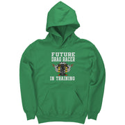 Future Drag Racer In Training Kids Hoodies