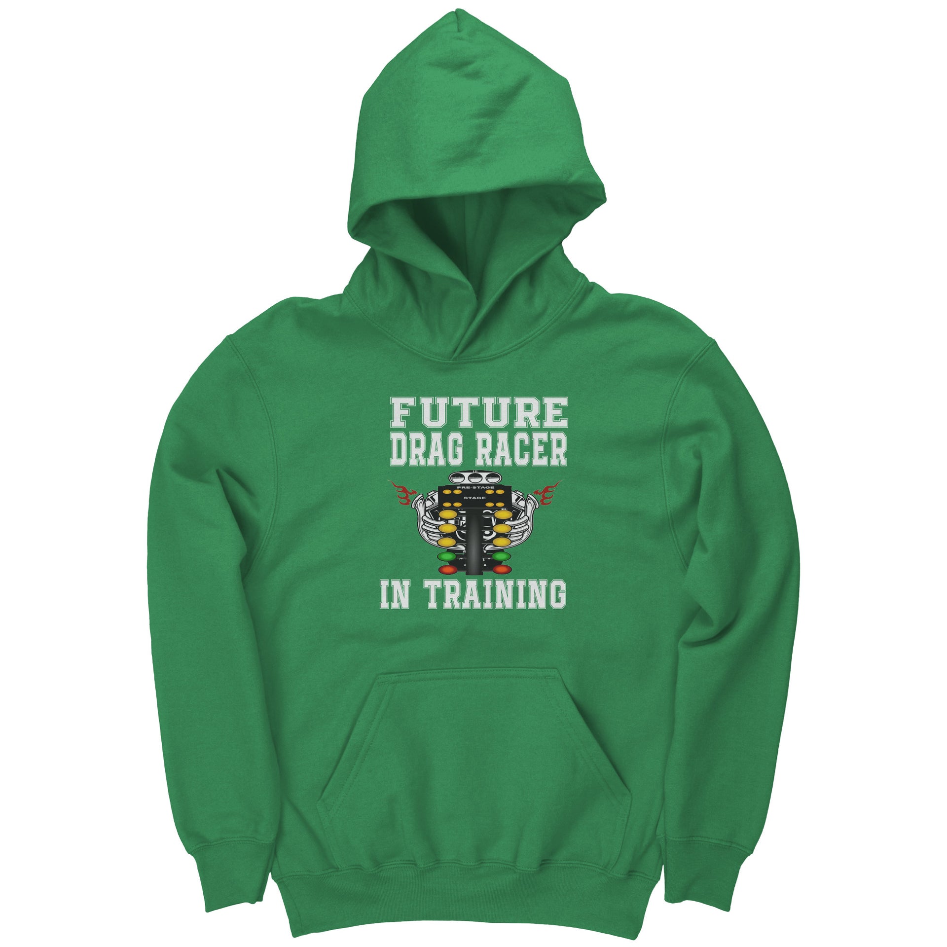 Future Drag Racer In Training Kids Hoodies