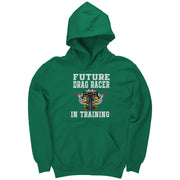 Future Drag Racer In Training Kids Hoodies