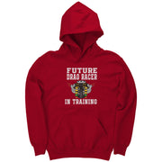 Future Drag Racer In Training Kids Hoodies