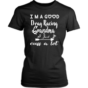 drag racing women's t-shirts