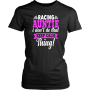 racing auntie t-shirts