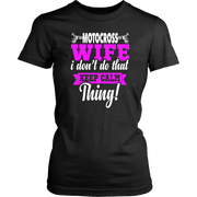 motocross wife t-shirts