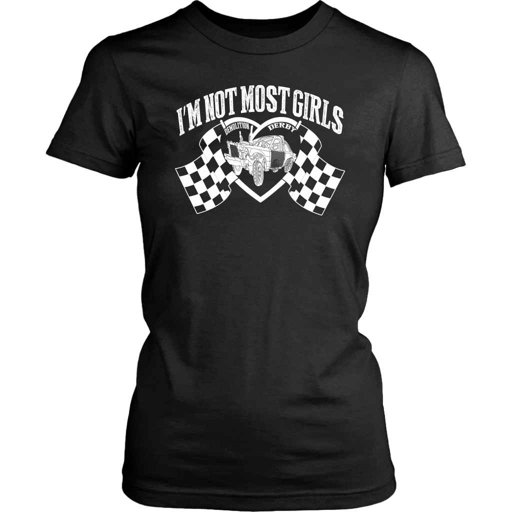 demolition derby girl t-Shirts