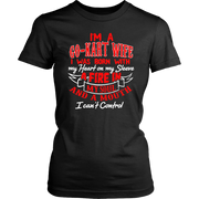 go kart racing wife t-shirts
