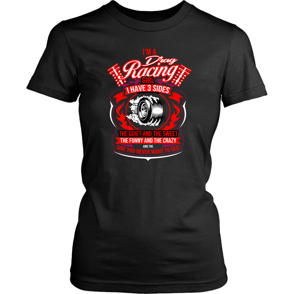 Drag Racing girl T-Shirts