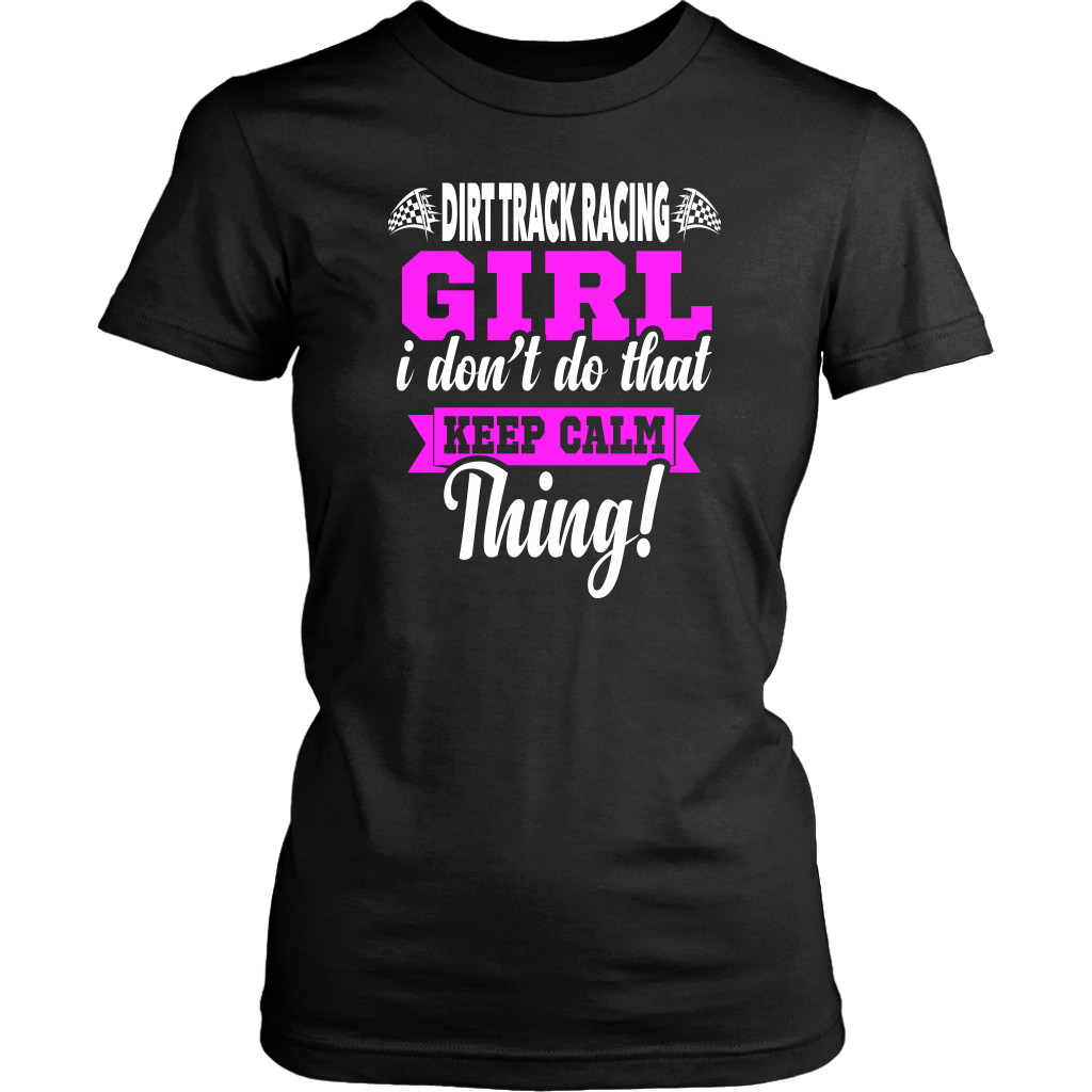 dirt track racing girl t-shirts
