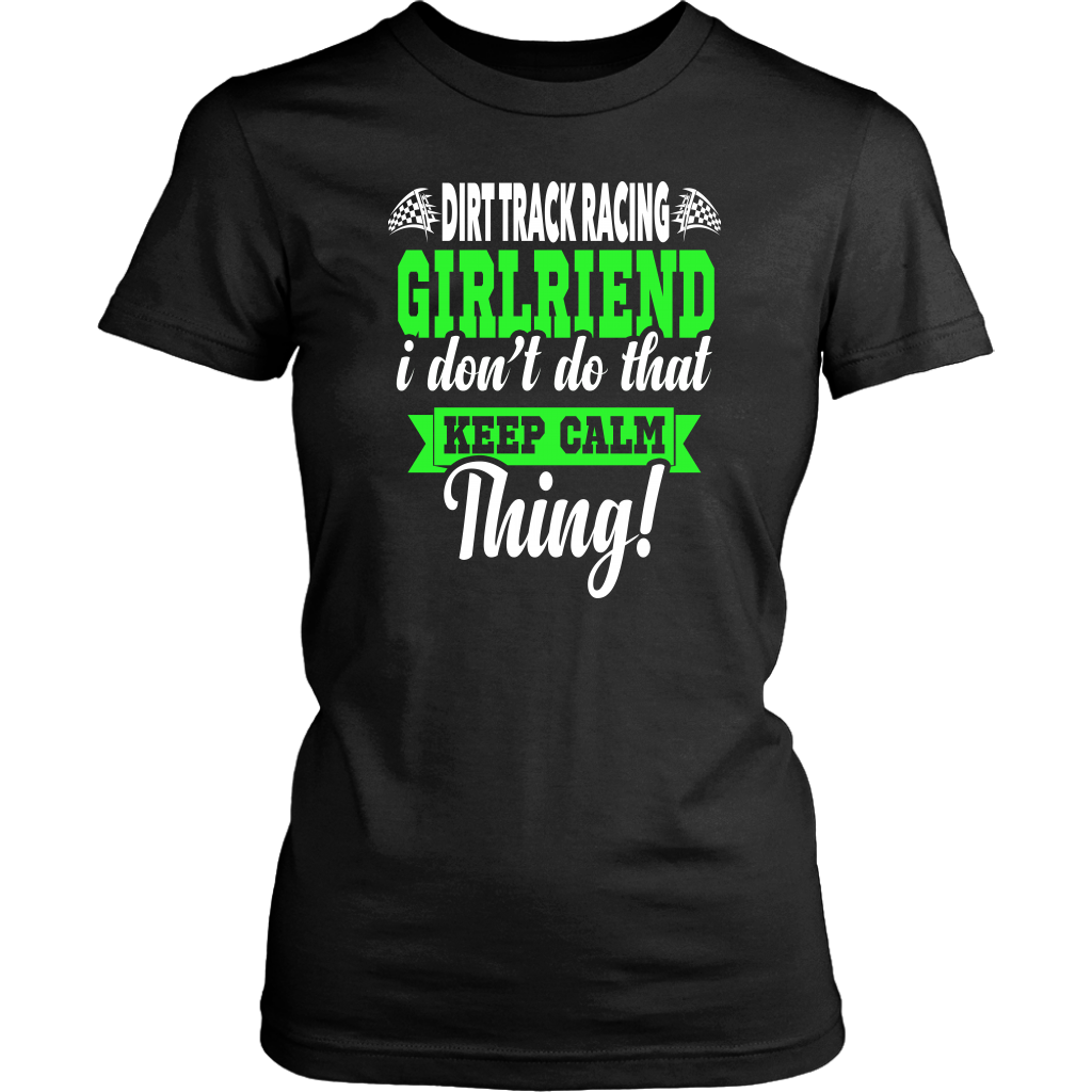 dirt racing girlfriend t-shirts