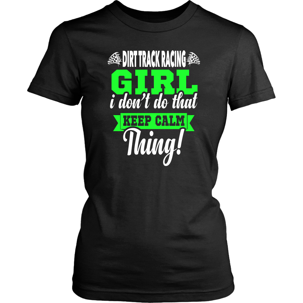 dirt racing girl t-shirts