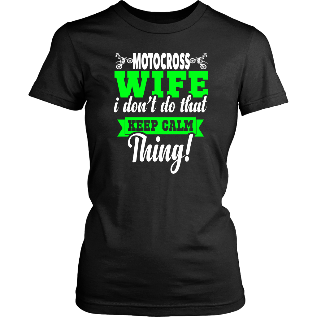 motocross wife t-shirts