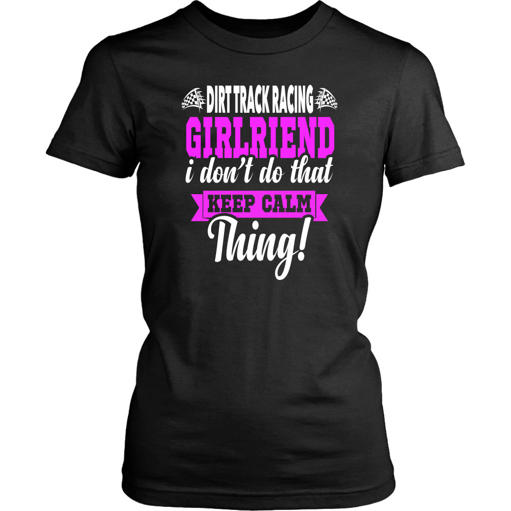 dirt track racing girlfriend t-shirts
